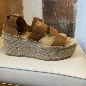 Soludos Leather Platform Espadrilles